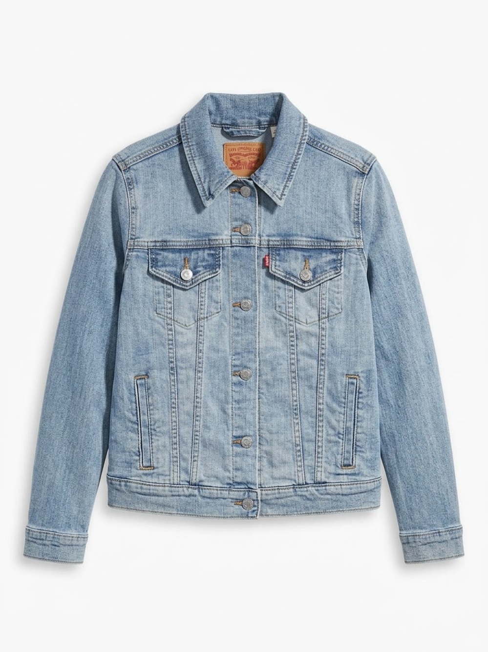 Levi's Classic Original Trucker Jean Jacket Light Blue Wash NWT Size S